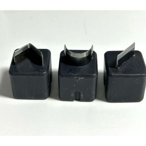 Notch and Die Hand Held Cutting Tool Basic Grey 3 Dies Scrapbooking Crafting Art - Picture 7 of 11